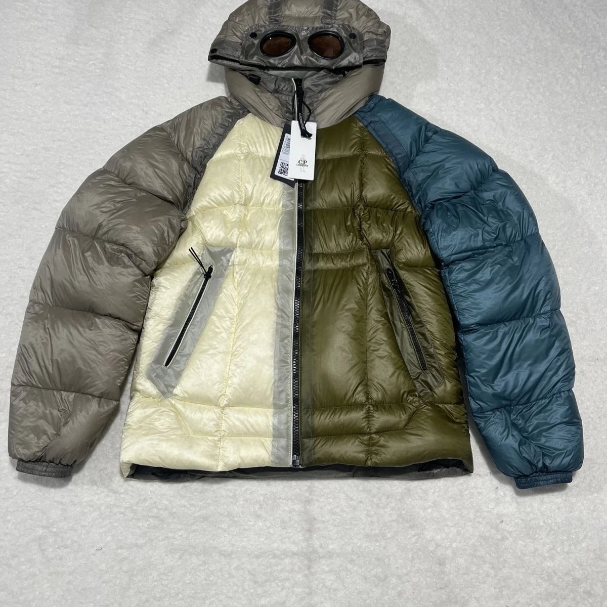 C.P. Company Patchwork Down Jacket