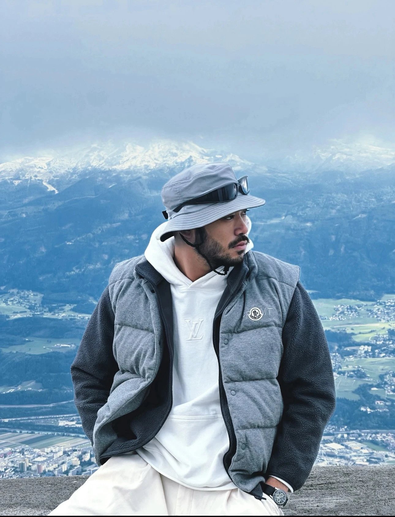 Moncler Genius x Fragment Design Navy Puffer Vest - 15
