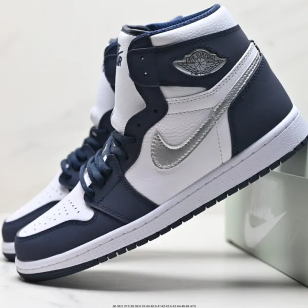 Air Jordan 1 High OG Pine Green Sneakers Basketball Shoes - 16