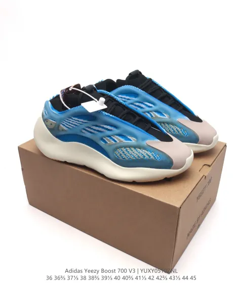 Adidas Yeezy Boost 700 V3 'YUXY0510ZNL' Multicolor Sneakers Chunky Sneakers - 9