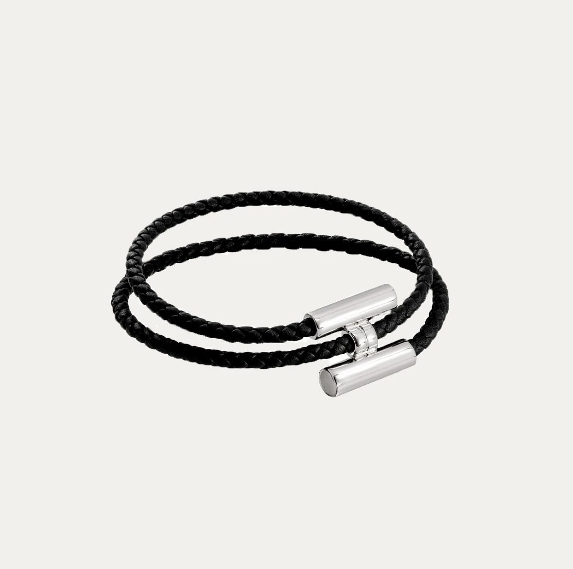 HMS Genuine Cowhide Leather Bracelet for Men and Women