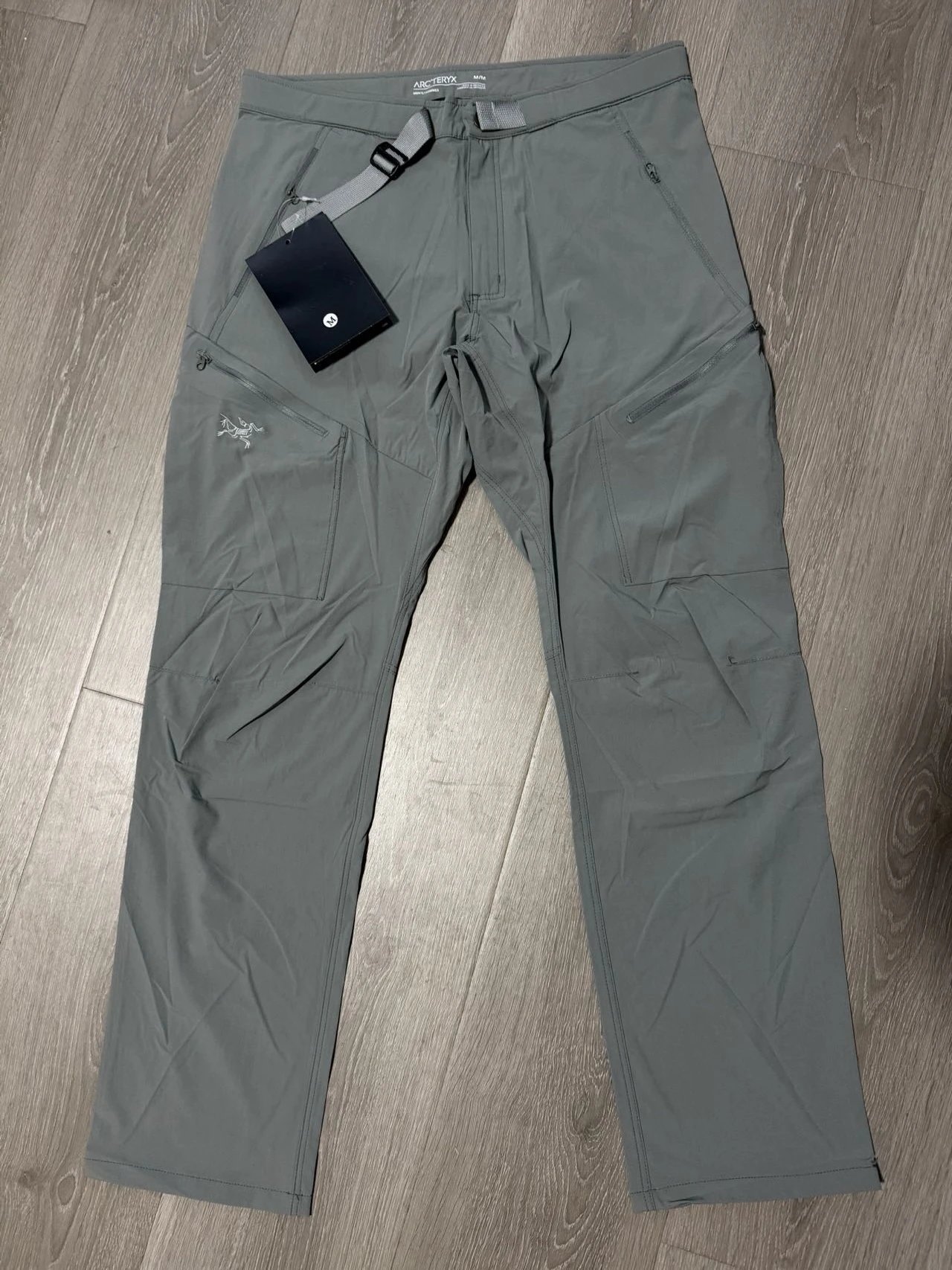 Old style quick drying pants in light gray