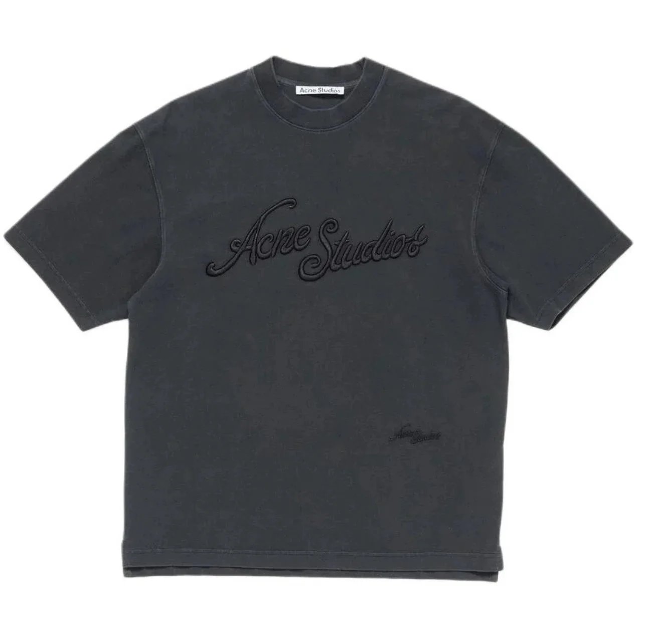 (New restocking after selling thousands of items) Self owned Ac bead cotton short sleeved 3D three-dimensional embroidery dual color ready to wear dyeing Bailingda embroidery