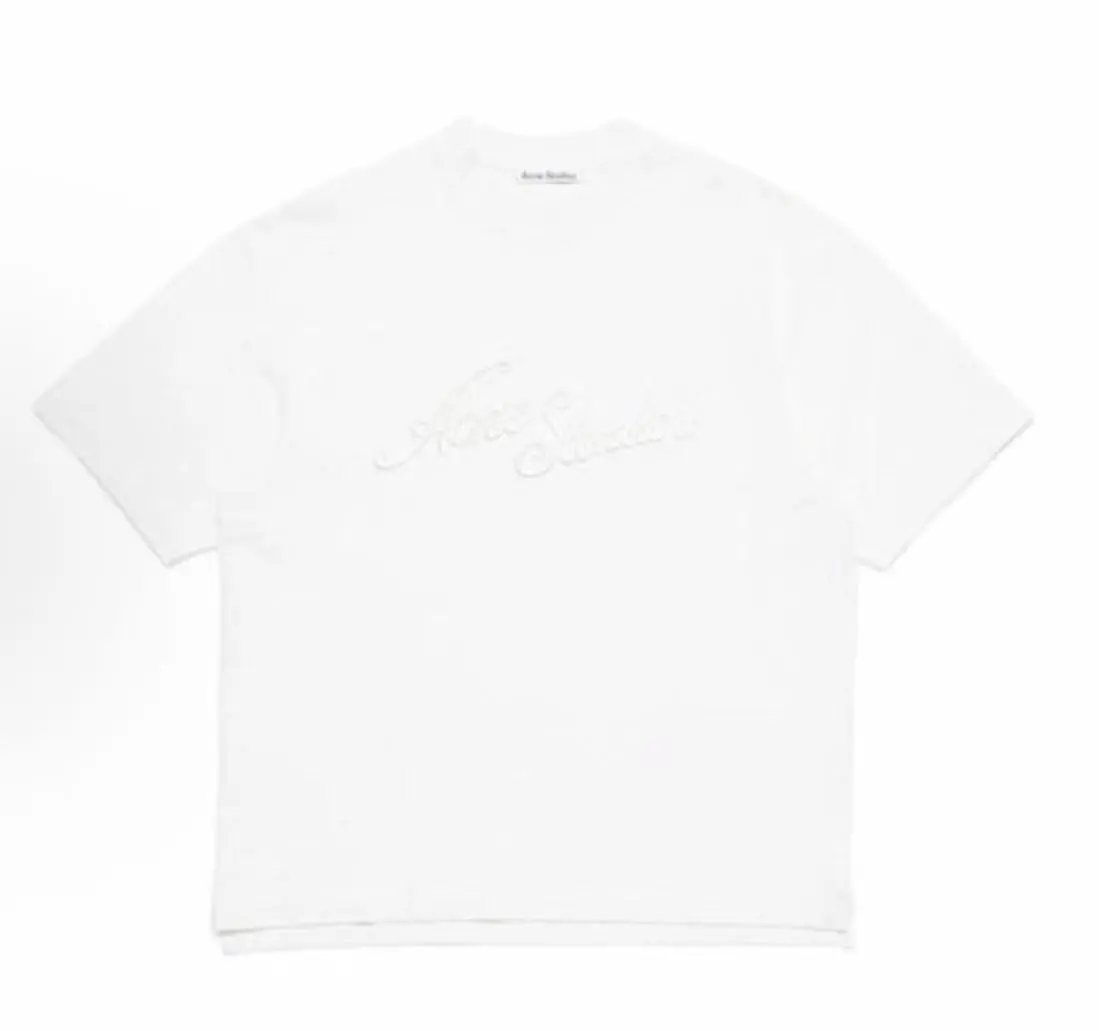 AC Embroidery Short Sleeve White
