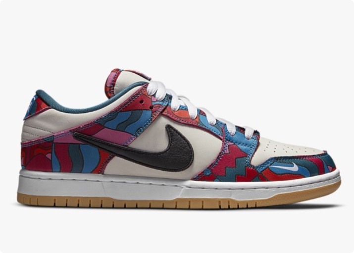 Nike Dunk Low Abstract Print Sneakers - 136824