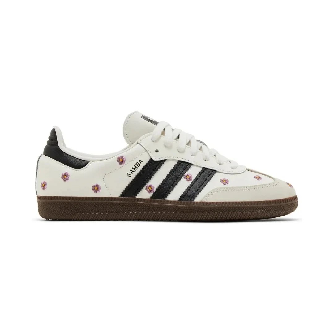 adidas Samba OG White Embroidered Floral IF4398