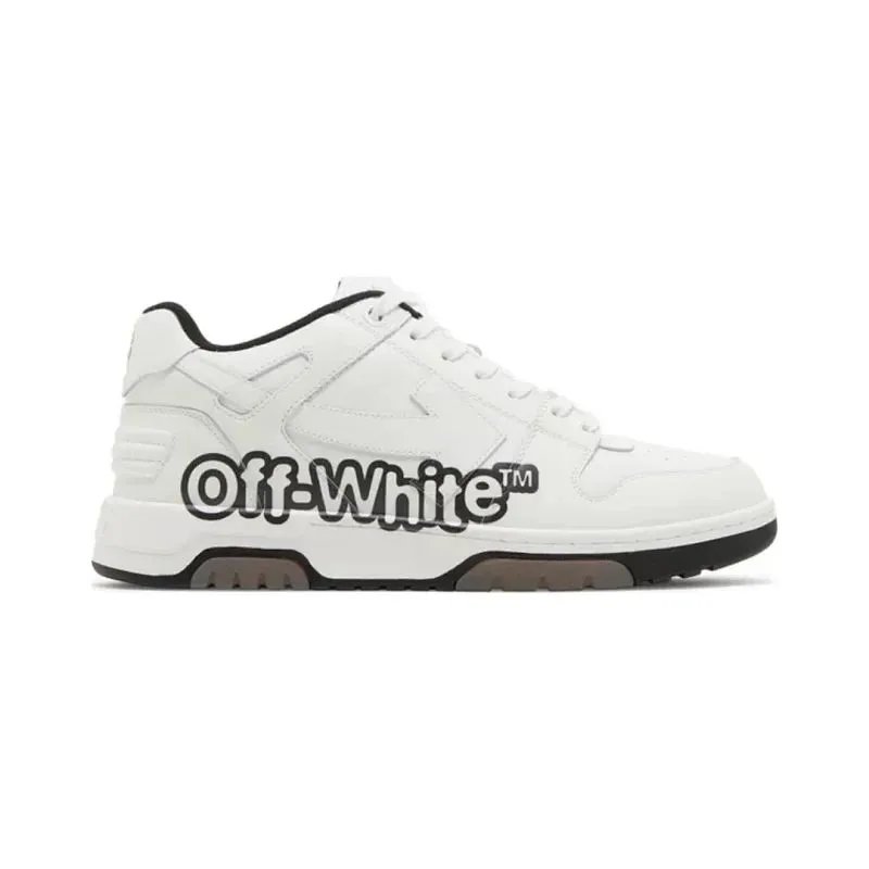 Logo Print - White Black