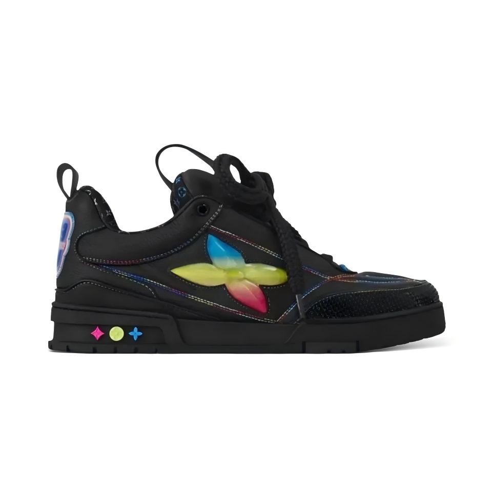 Black Rainbow Four-Leaf Clover