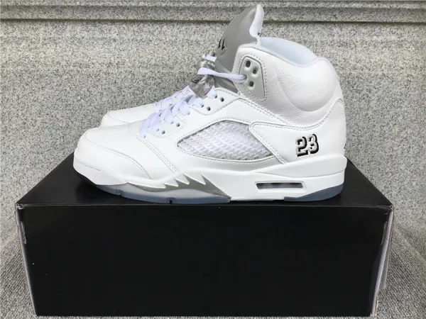 Off-White x Air Jordan 5 Neutral Beige Sneakers - 15