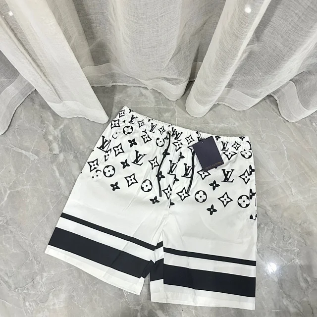 Louis Vuitton Shorts Monogram Print Drawstring product detail image 14