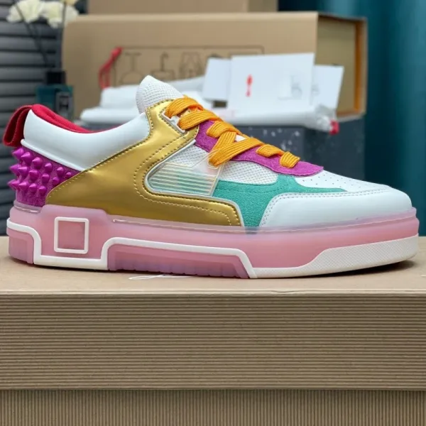 Philipp Plein Spike Low Multicolor Chunky Sneakers - 1