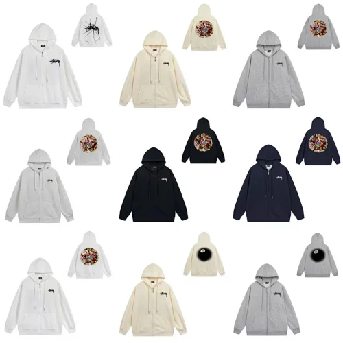 Stüssy Sudadera con Cremallera