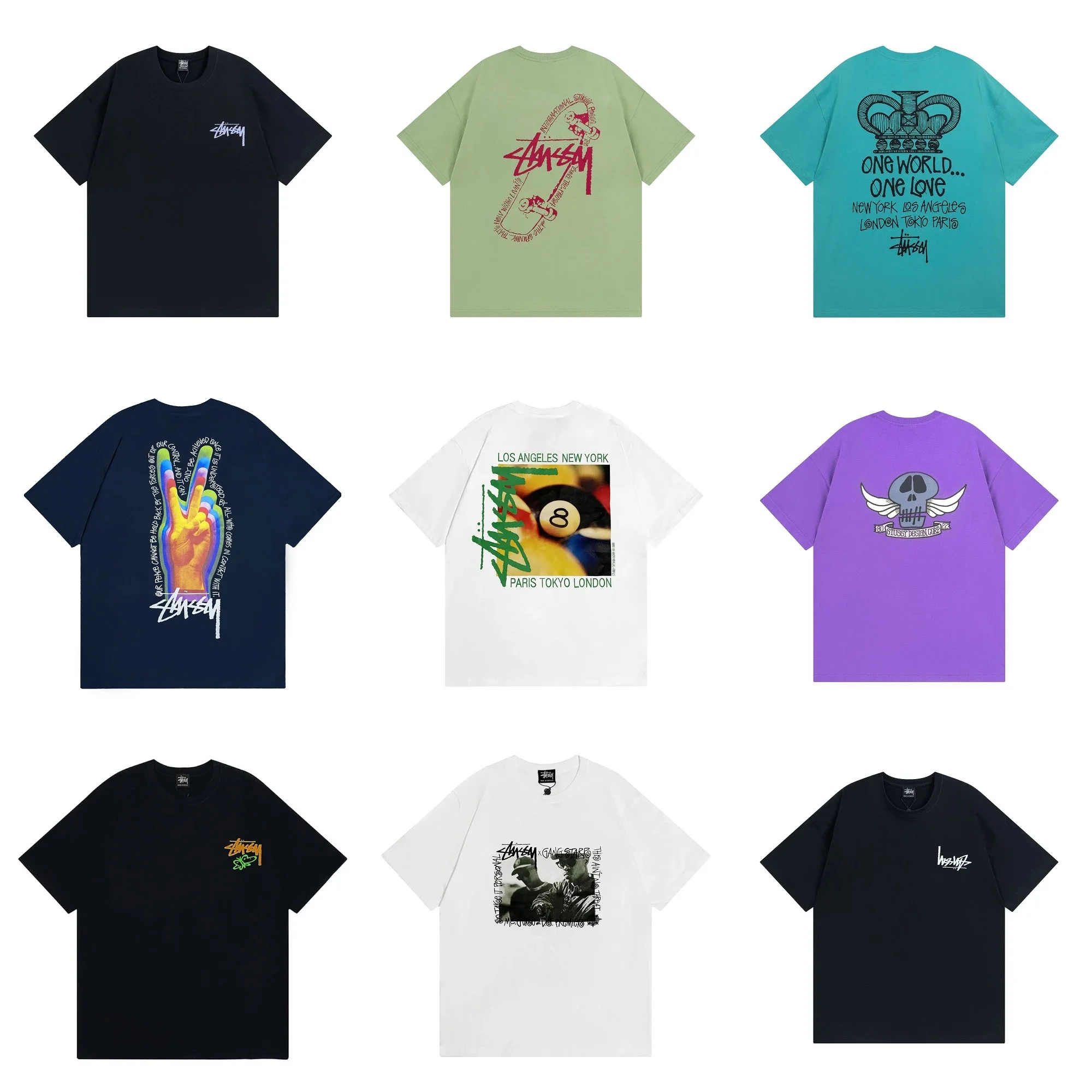 Stussy T-Shirts 40 Styles