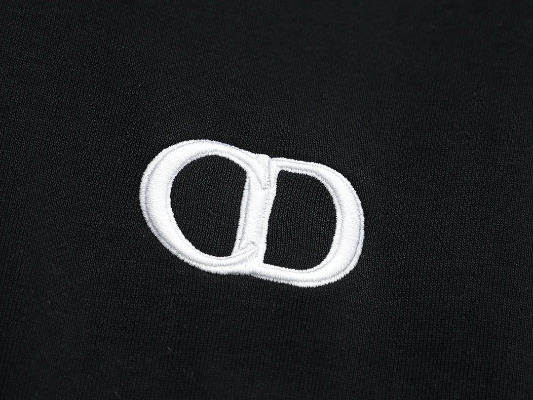 Dior Flower Logo Hoodie Navy - 10