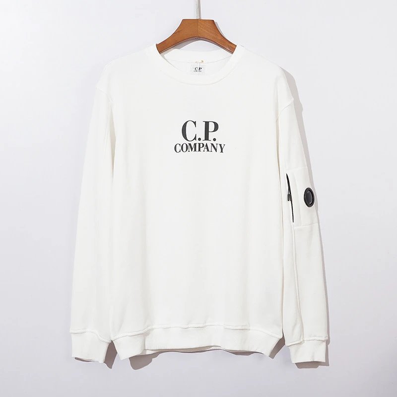 C.P. Company Lens Patch Long Sleeve T-Shirt Gray - 27