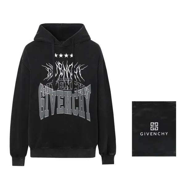 Givenchy G-Logo Half-Zip Hoodie Black - 25