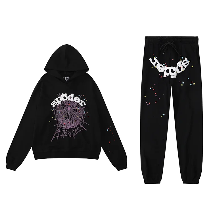 Sp5der Worldwide Sweatshirt Set