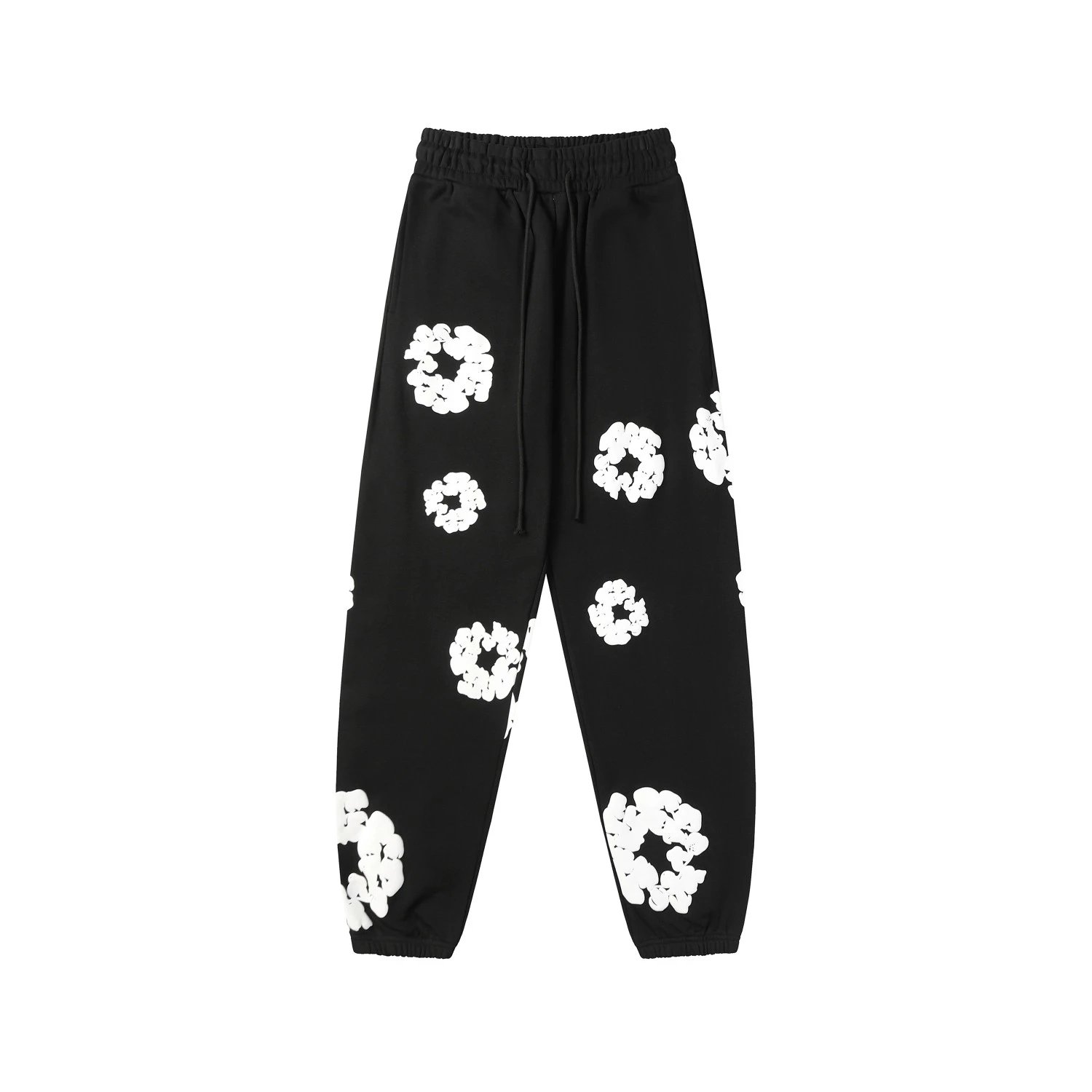 Design Floral-Printed Blue Sweatpants - 6