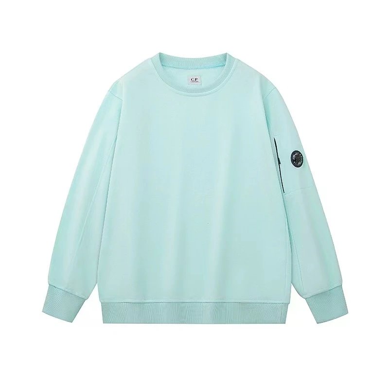 C.P. Company Lens Patch Long Sleeve T-Shirt Gray - 23