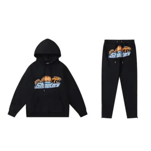 Design Bear Graphic Hoodie and Sweatpants Set Gray - 3
