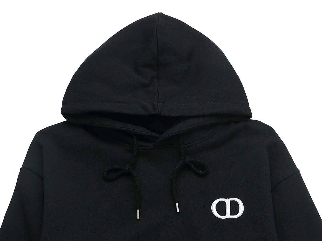 Dior Flower Logo Hoodie Navy - 7
