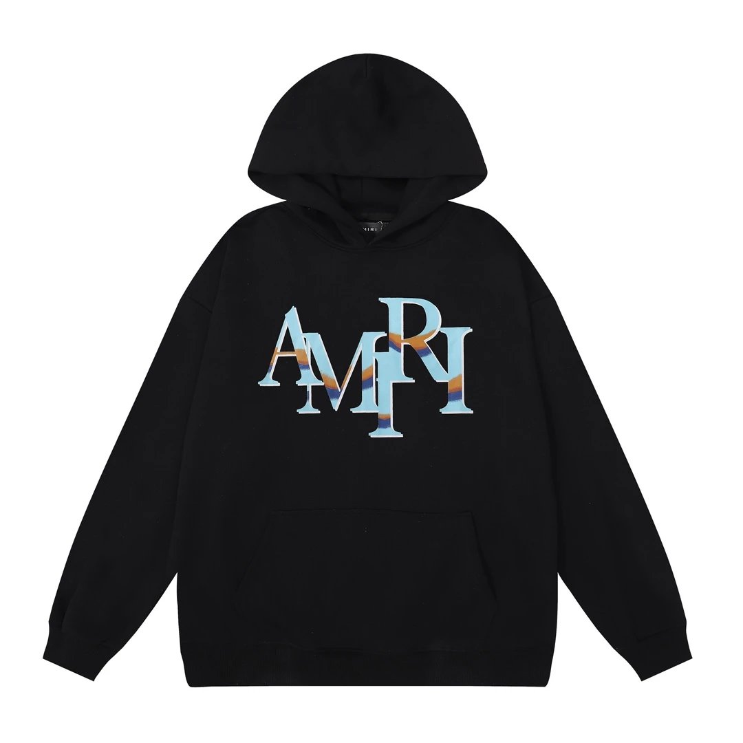Amiri Arch Logo Hoodie Black - 4