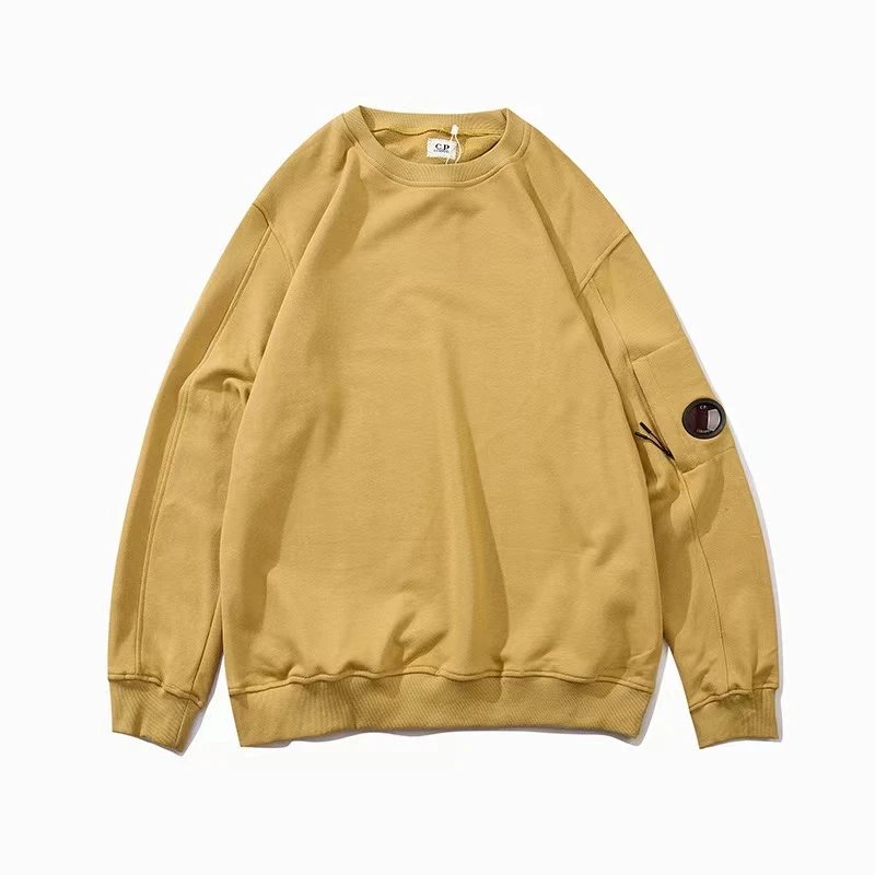 C.P. Company Lens Patch Long Sleeve T-Shirt Gray - 20
