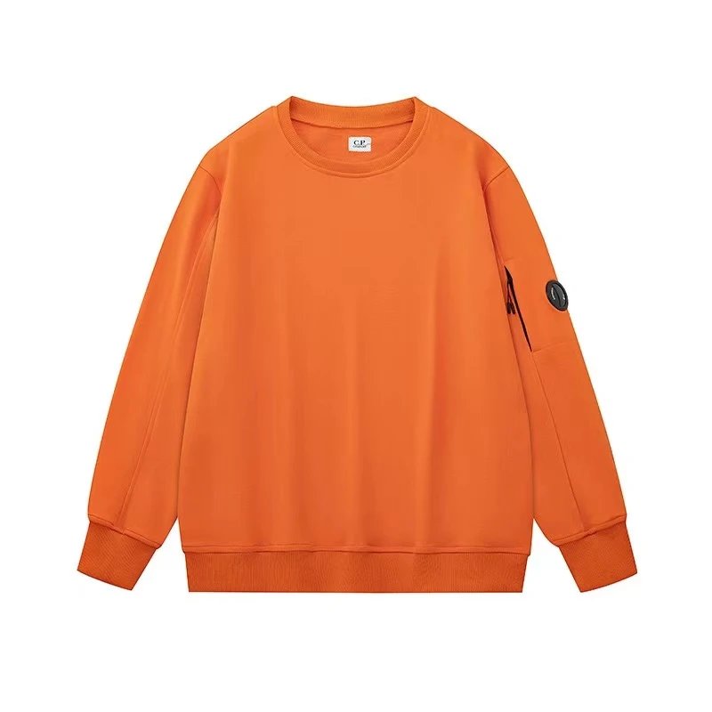 C.P. Company Lens Patch Long Sleeve T-Shirt Gray - 21
