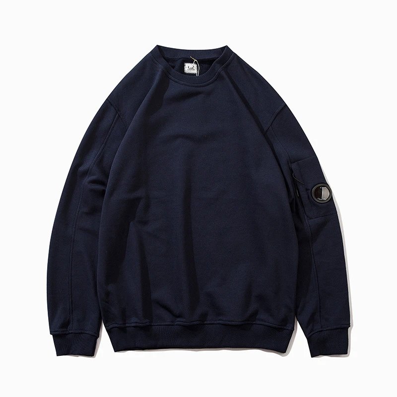C.P. Company Lens Patch Long Sleeve T-Shirt Gray - 15
