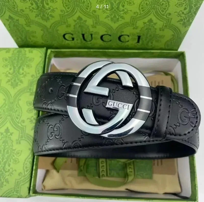 Louis Vuitton Belts LV Initial buckle belt with monogram and checkered patterns — 29