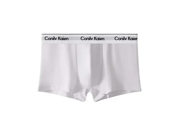 Unbranded Underwear Men's Boxer Briefs with Logo Waistband product detail image 4