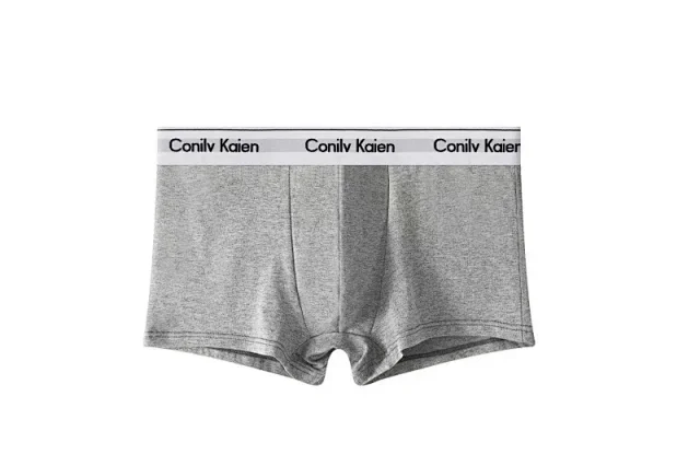 Unbranded Underwear Men's Boxer Briefs with Logo Waistband product detail image 3