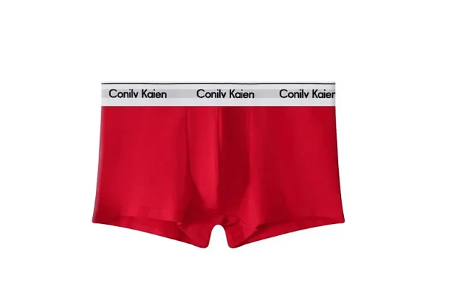 Unbranded Underwear Men's Boxer Briefs with Logo Waistband product detail image 5