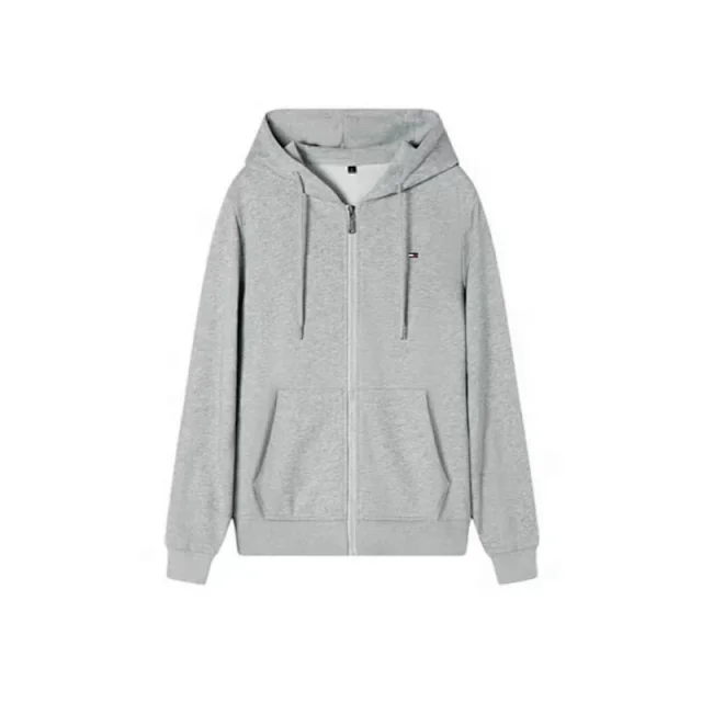 Lacoste Hoodies & Sweatshirts Zip-up hooded sweatshirt with crocodile chest logo and kangaroo pockets product detail image 24