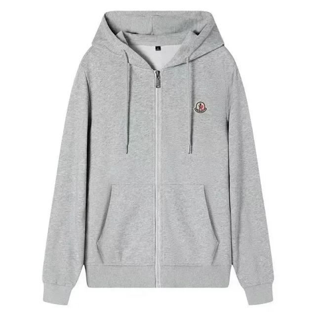 Lacoste Hoodies & Sweatshirts Zip-up hooded sweatshirt with crocodile chest logo and kangaroo pockets product detail image 14
