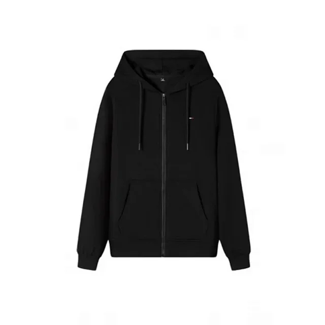 Lacoste Hoodies & Sweatshirts Zip-up hooded sweatshirt with crocodile chest logo and kangaroo pockets product detail image 21