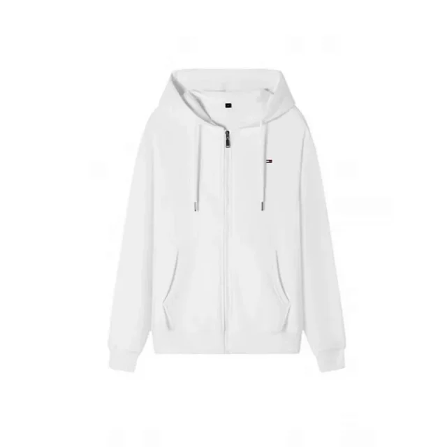 Lacoste Hoodies & Sweatshirts Zip-up hooded sweatshirt with crocodile chest logo and kangaroo pockets product detail image 23
