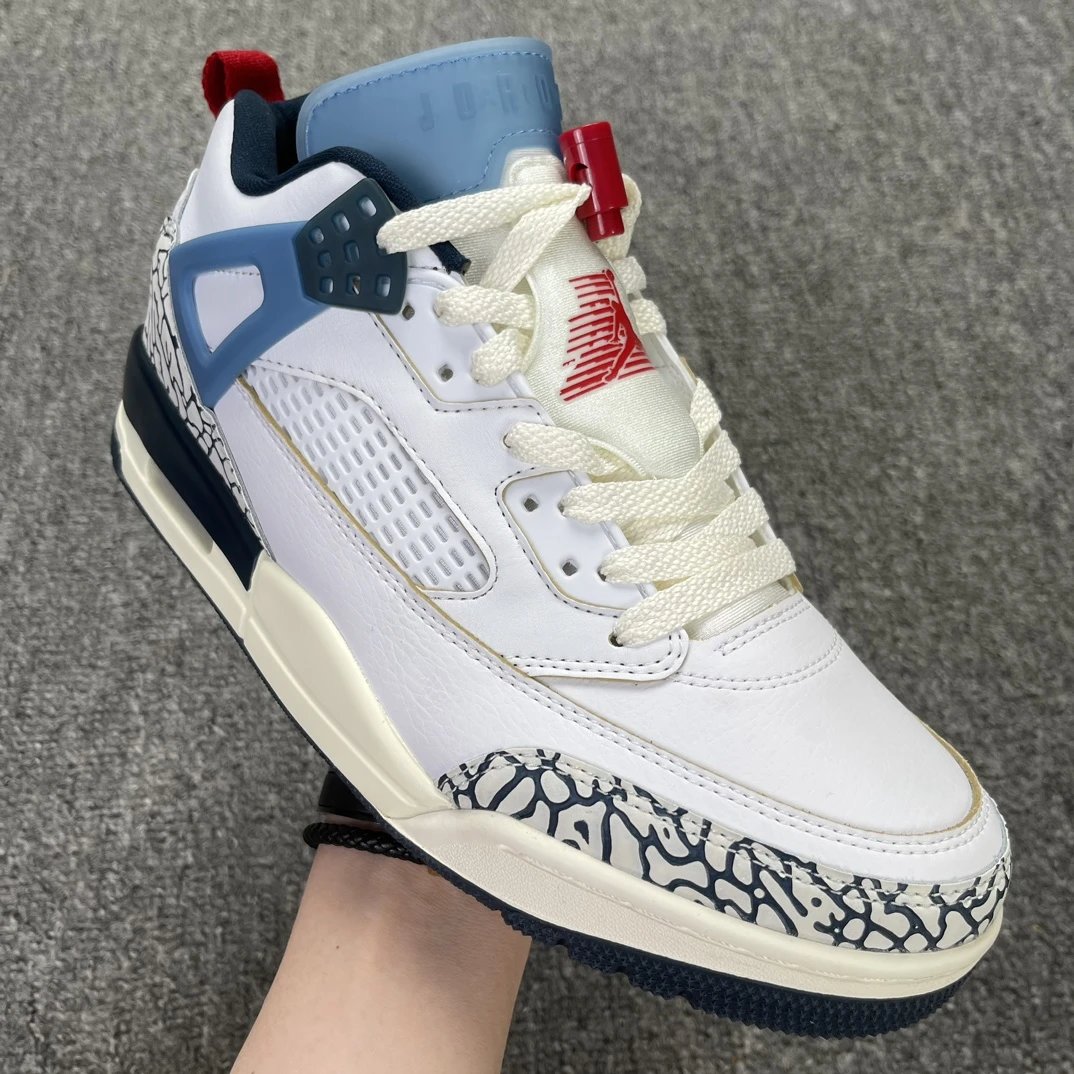 现货●包邮现货●包邮工厂现货 支持实拍纯原头层 Jordan Spizike Low 白色AJ复古低帮篮球鞋 上架实拍这款鞋子著名导演斯派克·李的Jordan Spizike专属 休闲百搭男女同款运