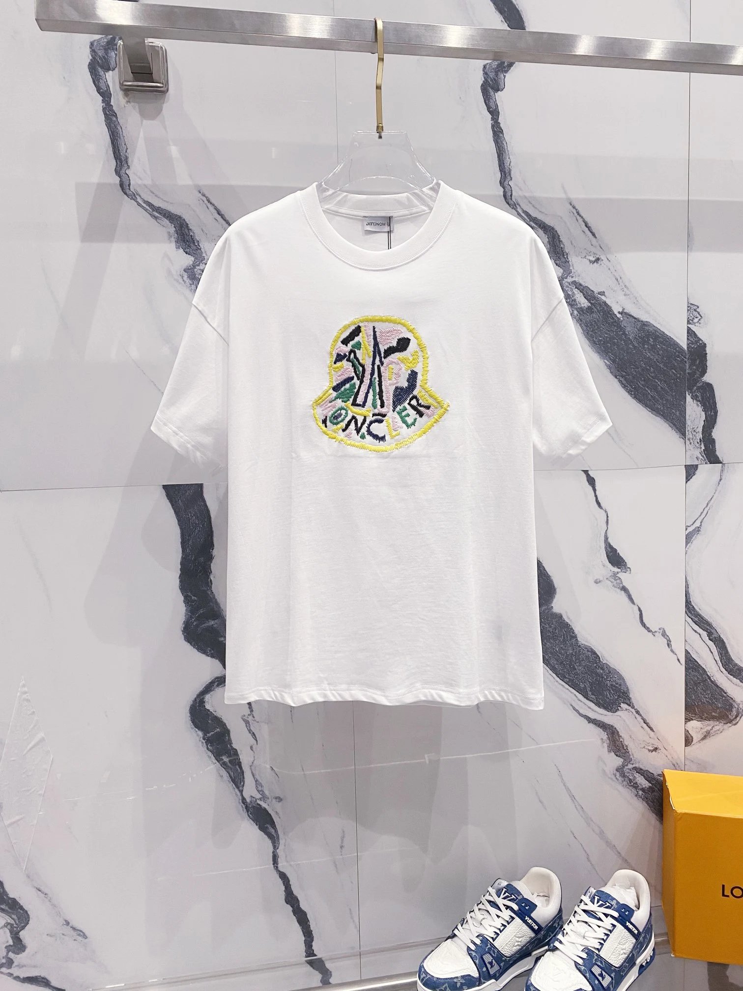 Moncler T-Shirts Logo Graphic — 03