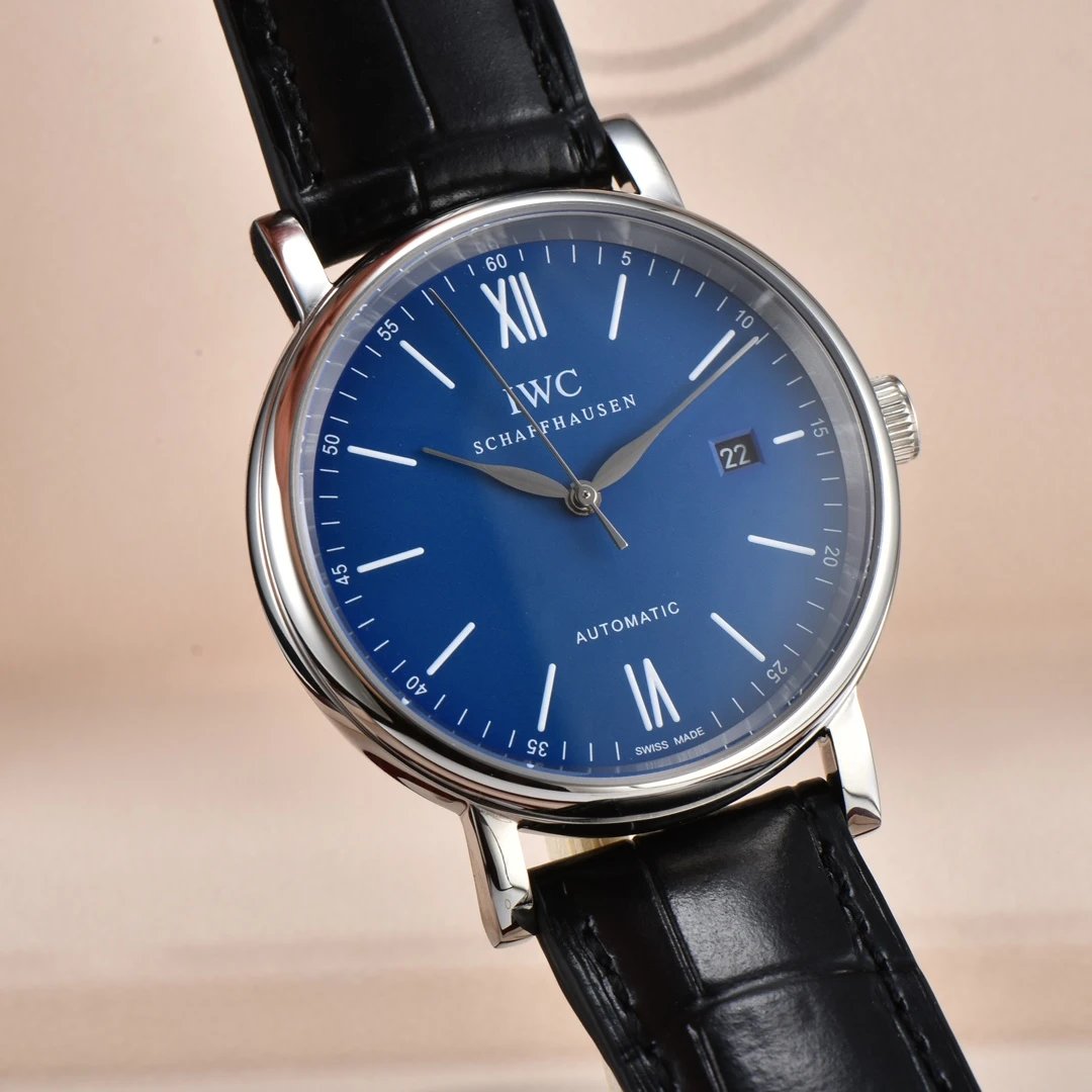 IWC Watches Leather-Strap Analog — 16