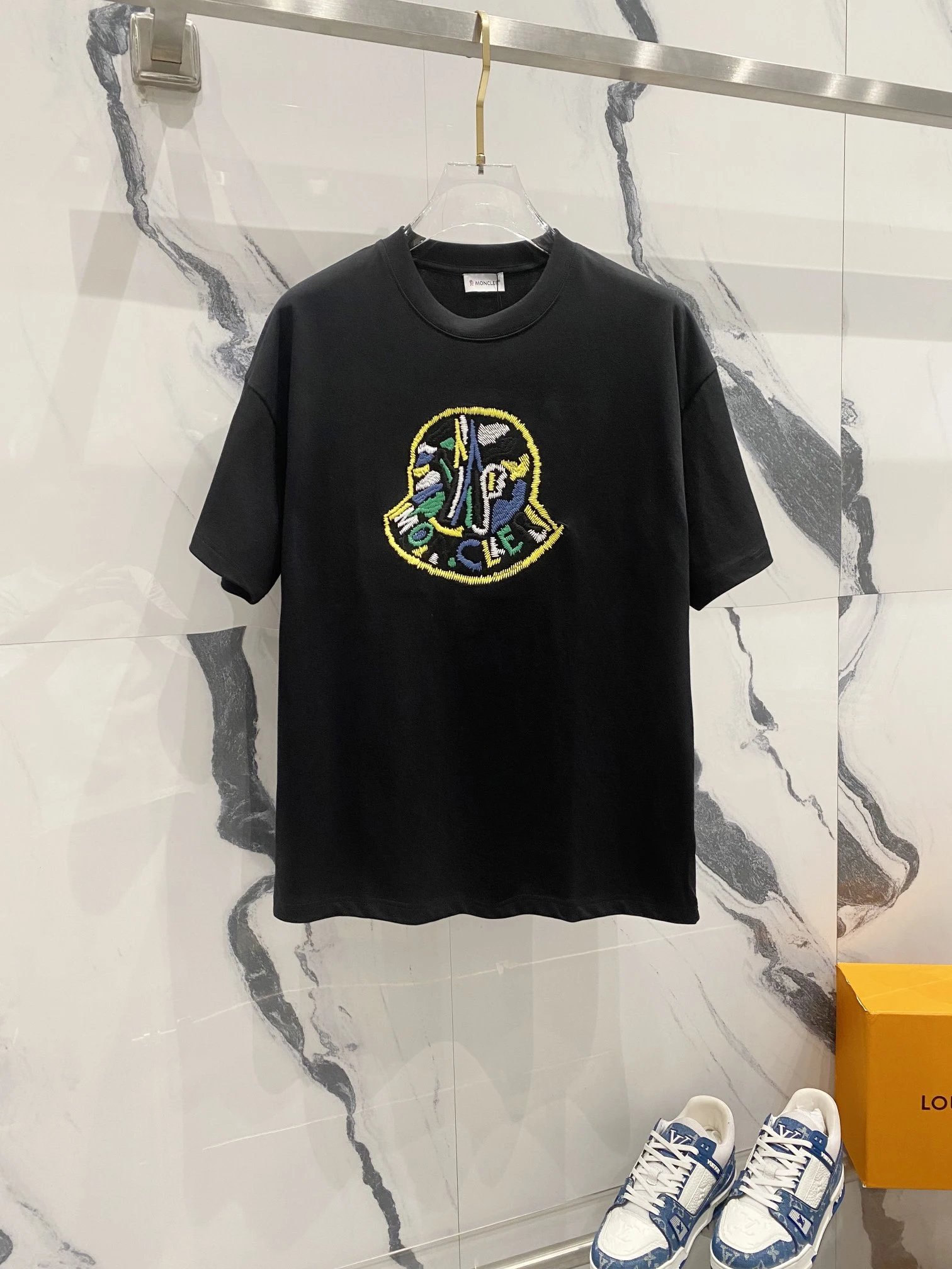 Moncler T-Shirts Logo Graphic image 4