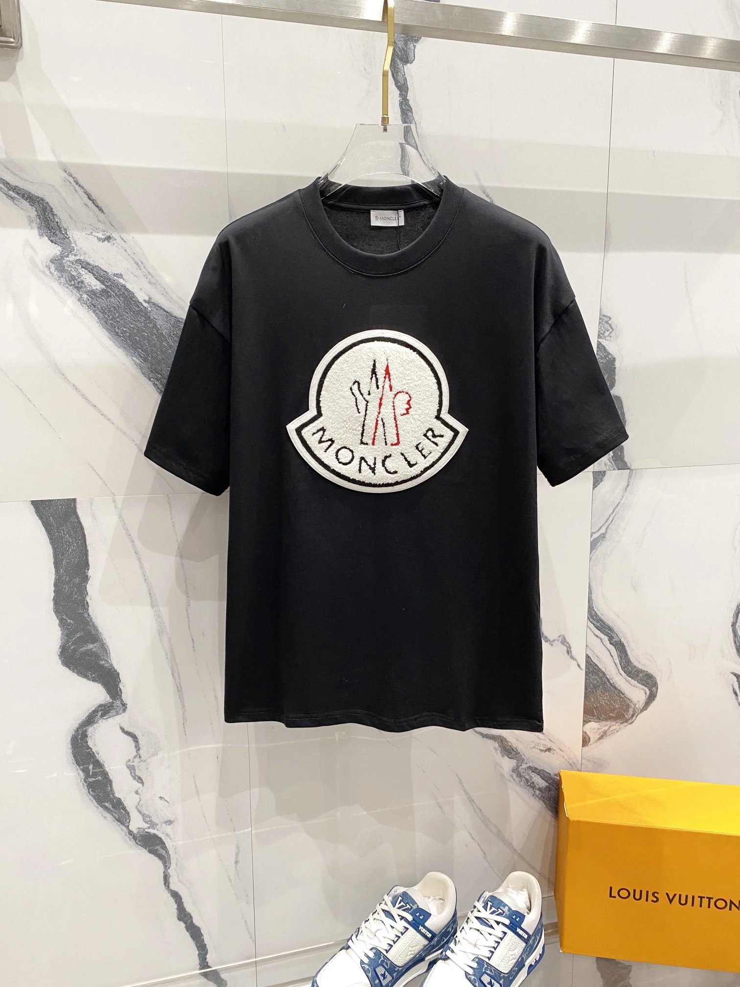 Moncler T-Shirts Logo Graphic — 18