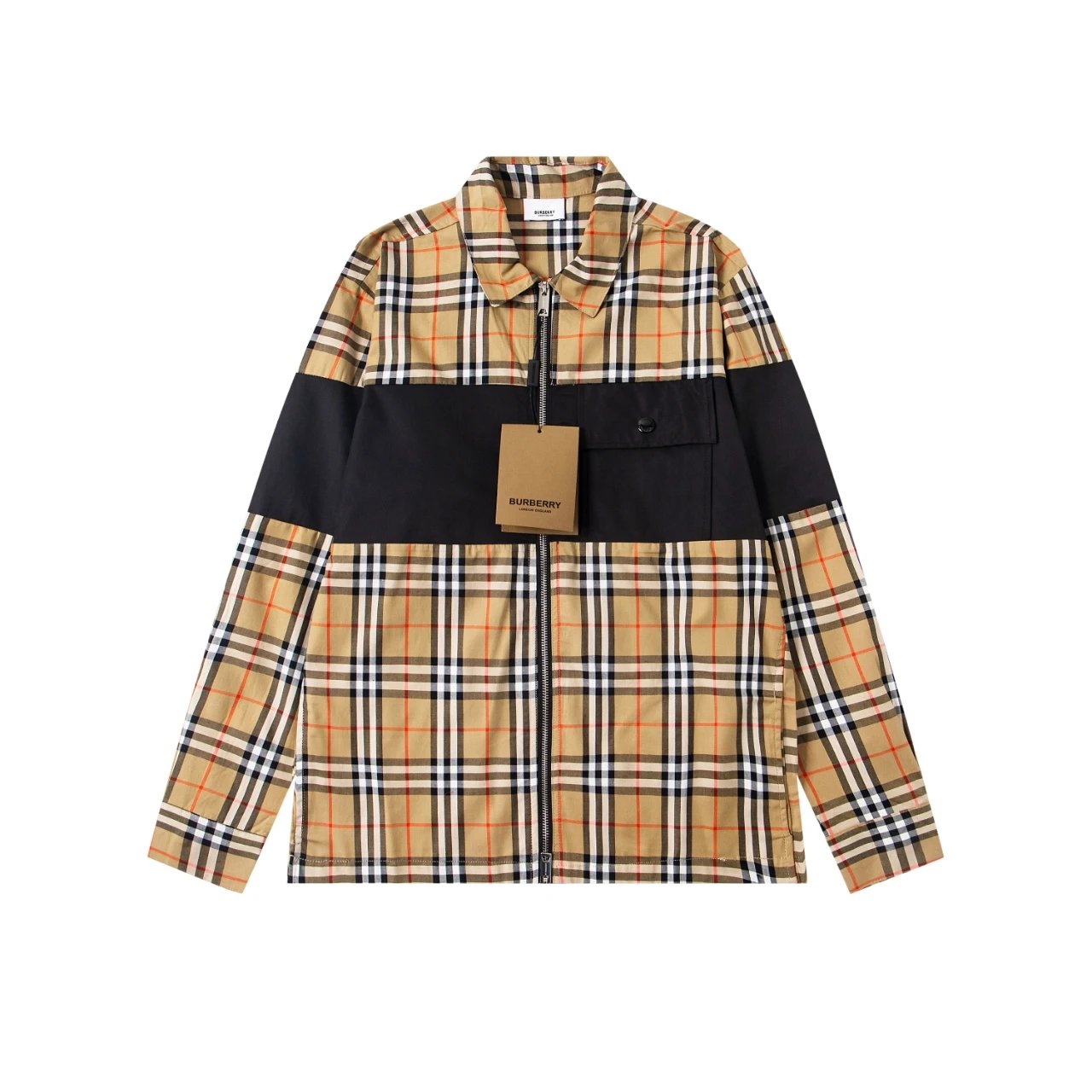 Burberry Shirts Long-sleeve check button-up shirt — 19