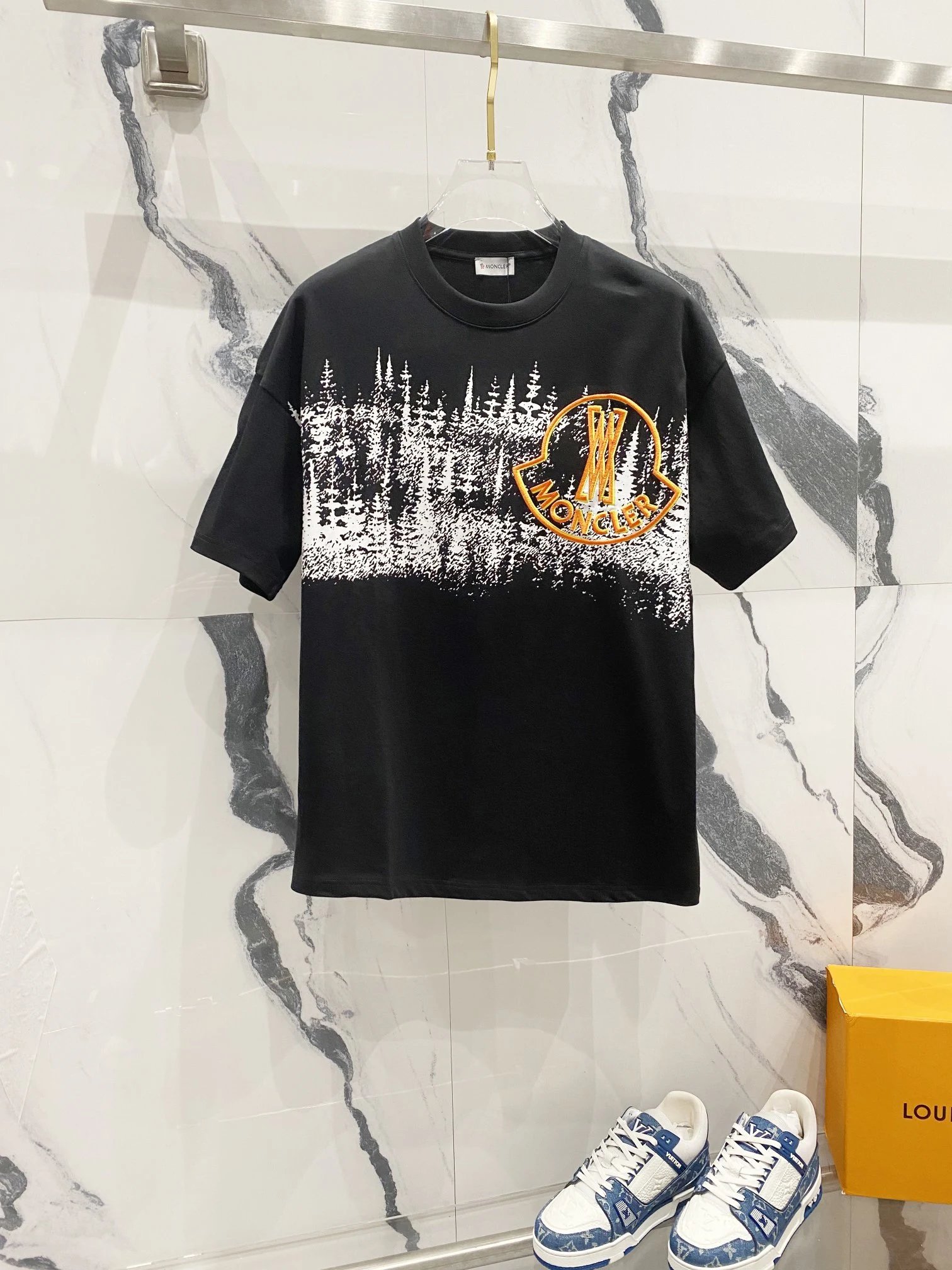 Moncler T-Shirts Logo Graphic image 8