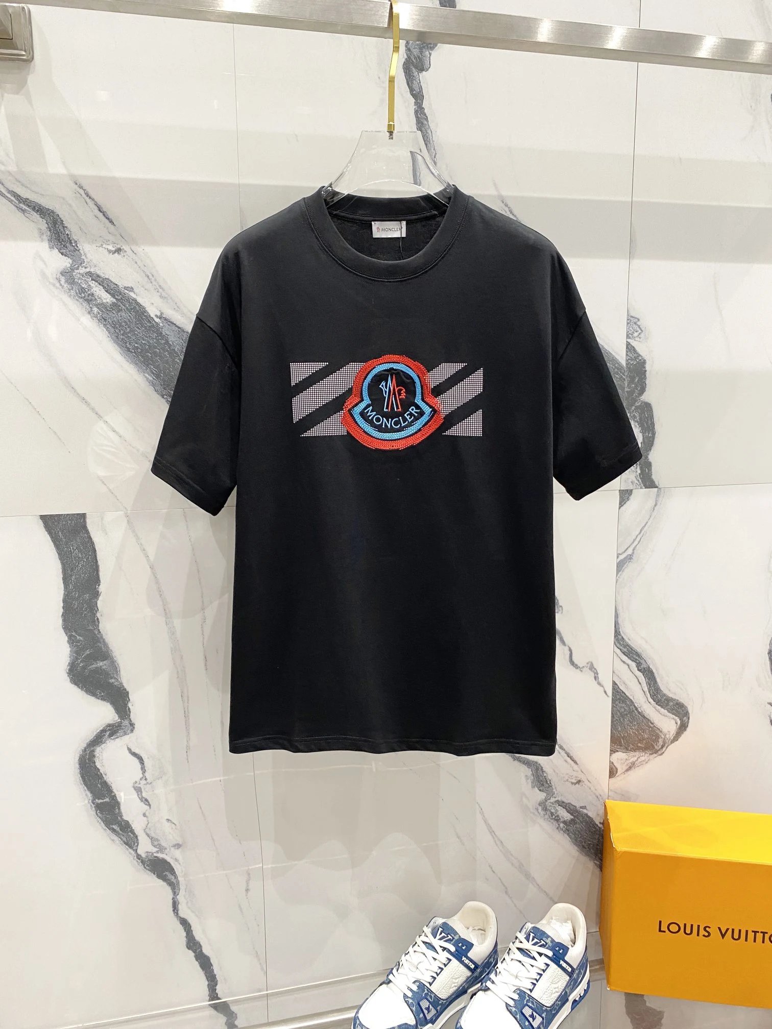 Moncler T-Shirts Logo Graphic — 22