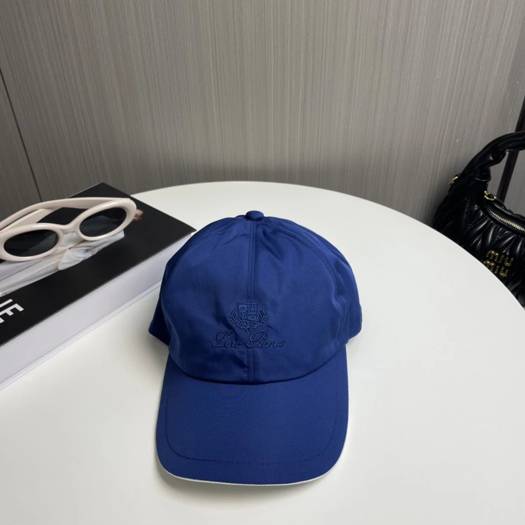 Loro Piana Hats Embroidered Crest Baseball Cap with Contrast Piping image 2