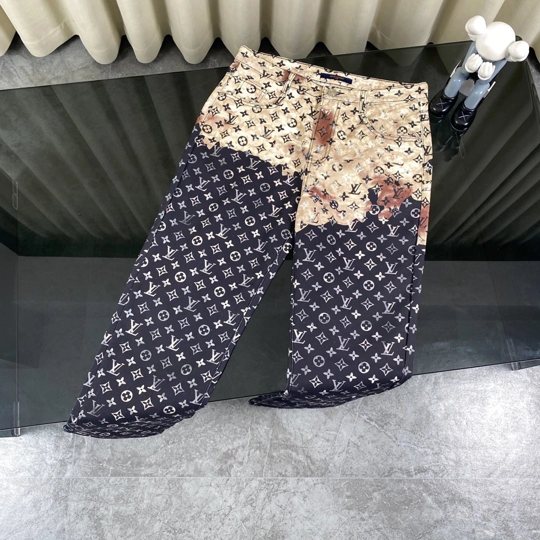 Louis Vuitton Matching Sets Checkerboard Denim Jacket and Jeans Set — 20