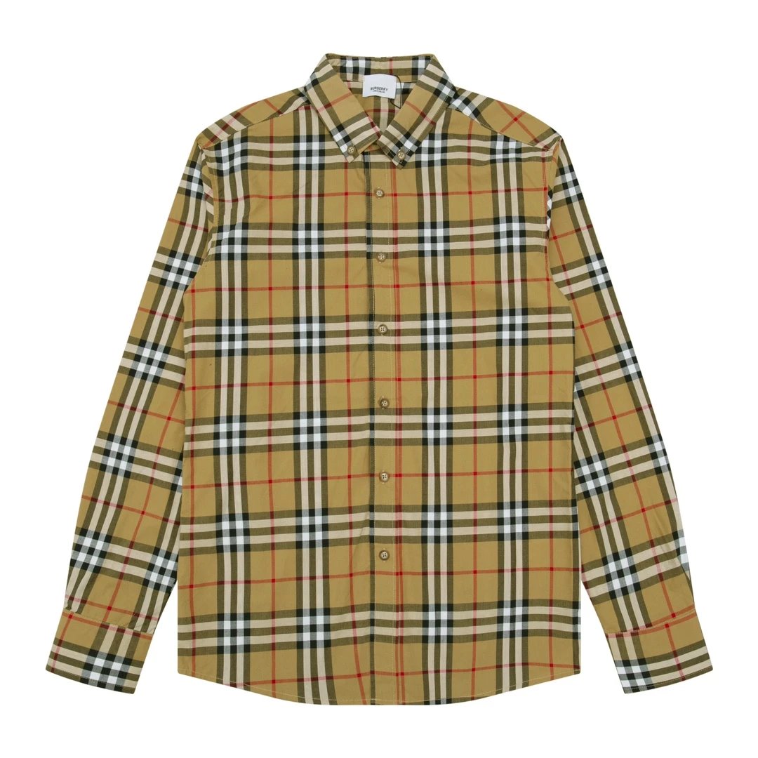 Burberry Shirts Long-sleeve check button-up shirt — 18
