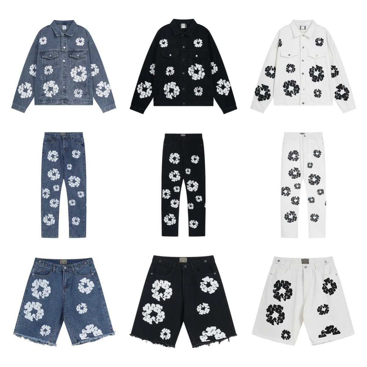 DEN1M TEARS Denim jacket, jeans - 132279