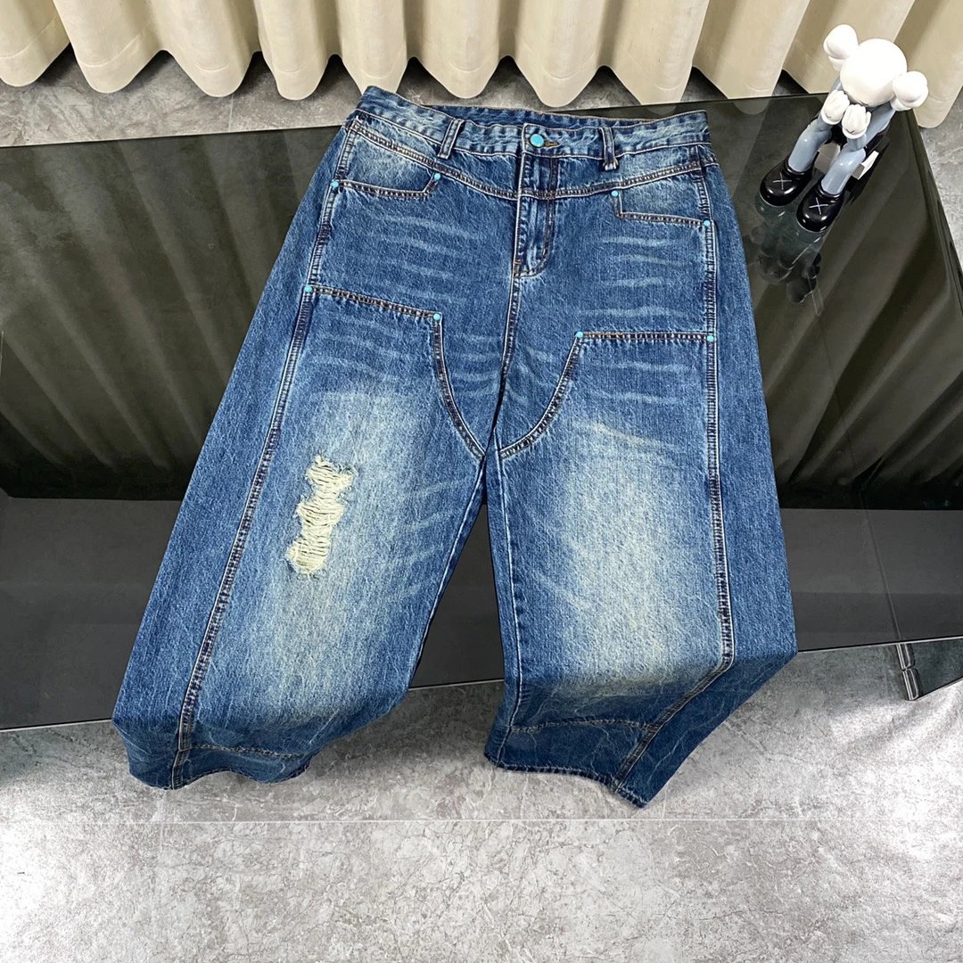 Louis Vuitton Matching Sets Checkerboard Denim Jacket and Jeans Set — 21